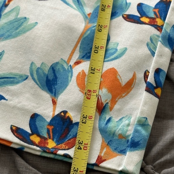 Lands’ End, pants NWOT mid rise straight leg size 12P 🧡💙 - Picture 7 of 11